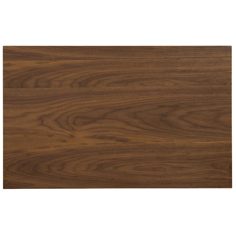Walnut Lateral File Cabinet 2-Drawer Dark Bronze Pulls Home Office