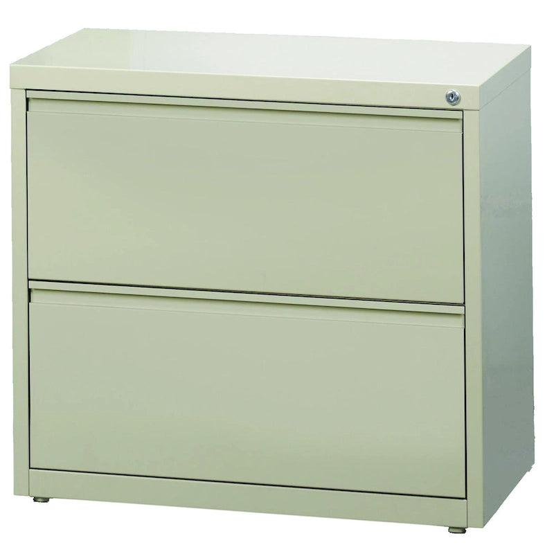 30-Inch Wide 2-Drawer Commercial Lateral Steel File Cabinet Beige Black Grey White