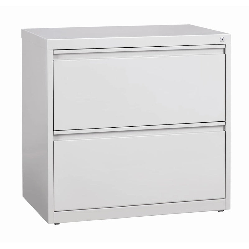 30-Inch Wide 2-Drawer Commercial Lateral Steel File Cabinet Beige Black Grey White