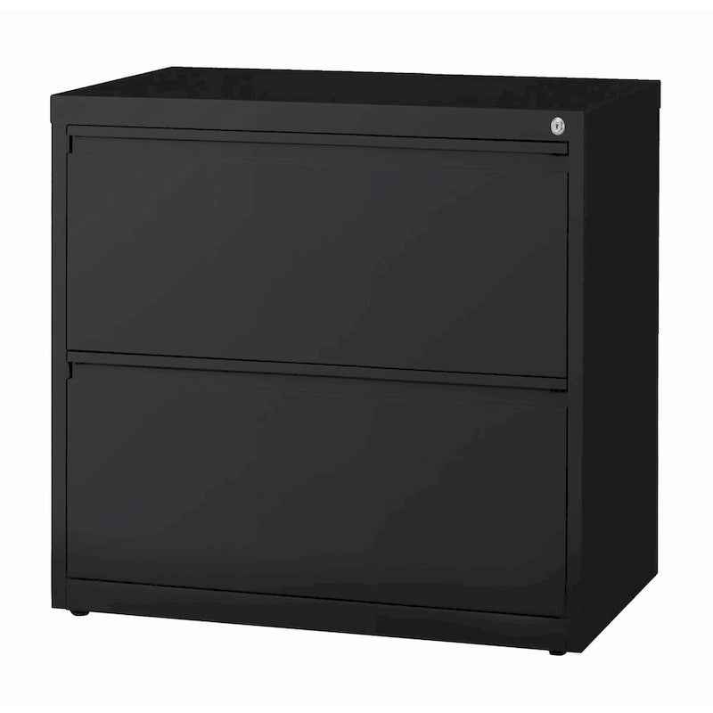 30-Inch Wide 2-Drawer Commercial Lateral Steel File Cabinet Beige Black Grey White
