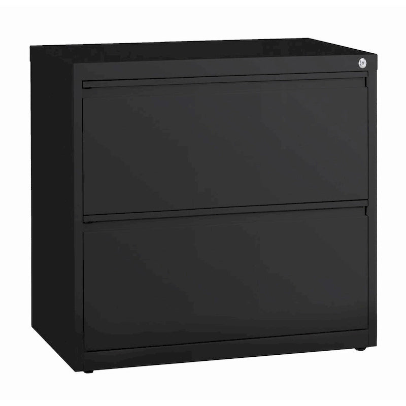 30-Inch Wide 2-Drawer Commercial Lateral Steel File Cabinet Beige Black Grey White