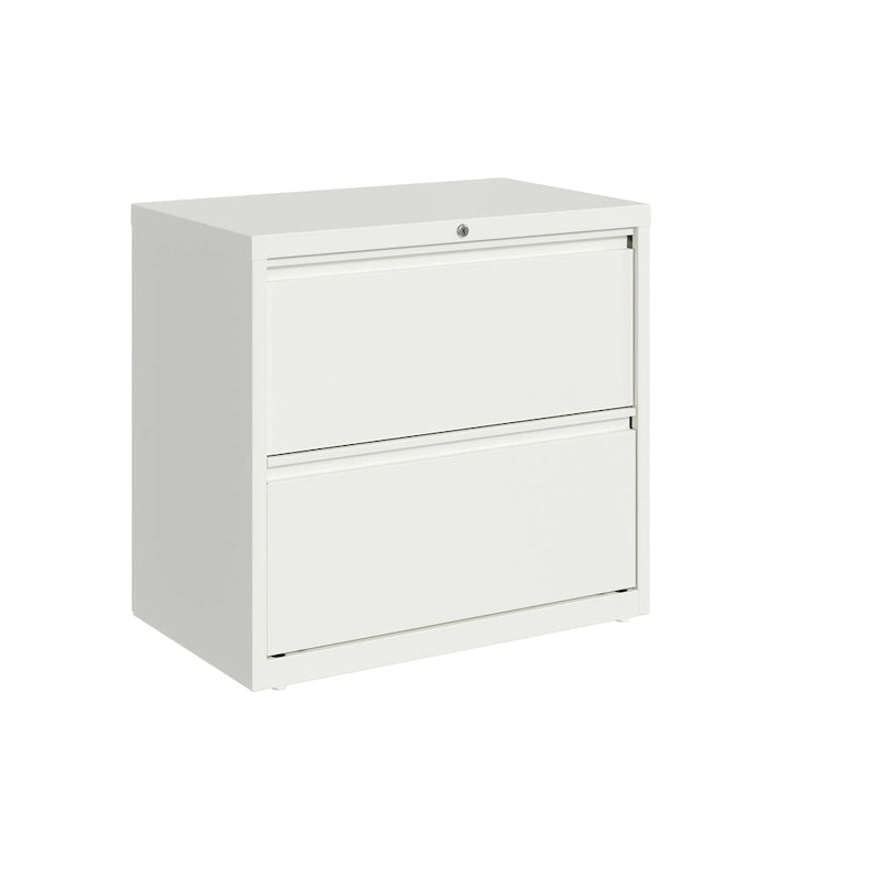 30-Inch Wide 2-Drawer Commercial Lateral Steel File Cabinet Beige Black Grey White