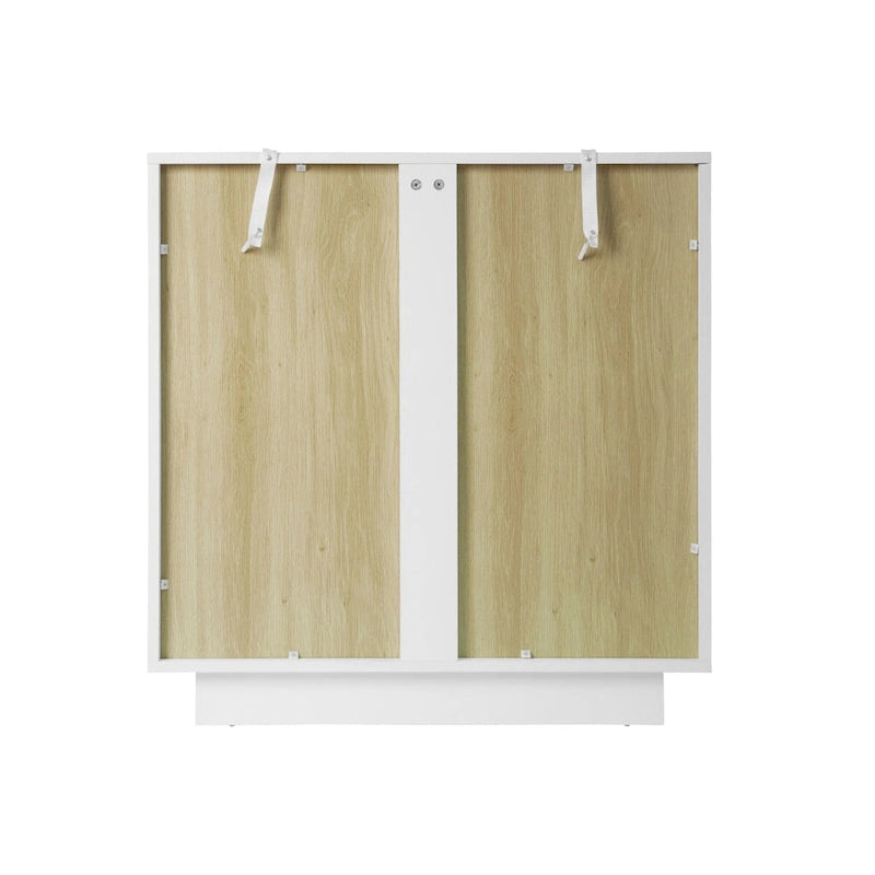 Arched Glass Door Storage Cabinet with Adjustable Shelf and Gold Handles