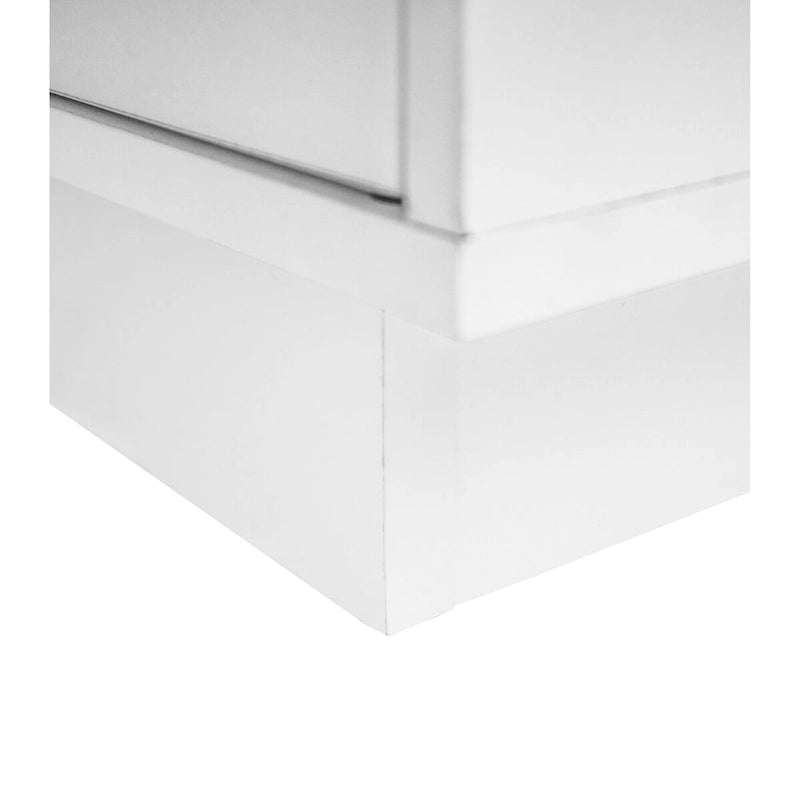 Arched Glass Door Storage Cabinet with Adjustable Shelf and Gold Handles