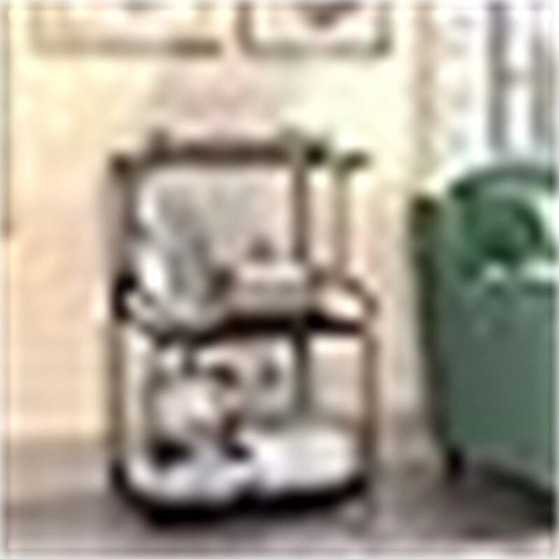 3-Tier Rolling Printer Stand with Adjustable Storage Shelves Metal Frame